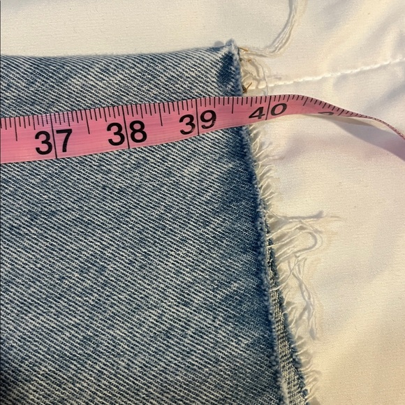 Levi's Vintage Wash Long Denim Skirt Size 28 - Picture 9 of 11